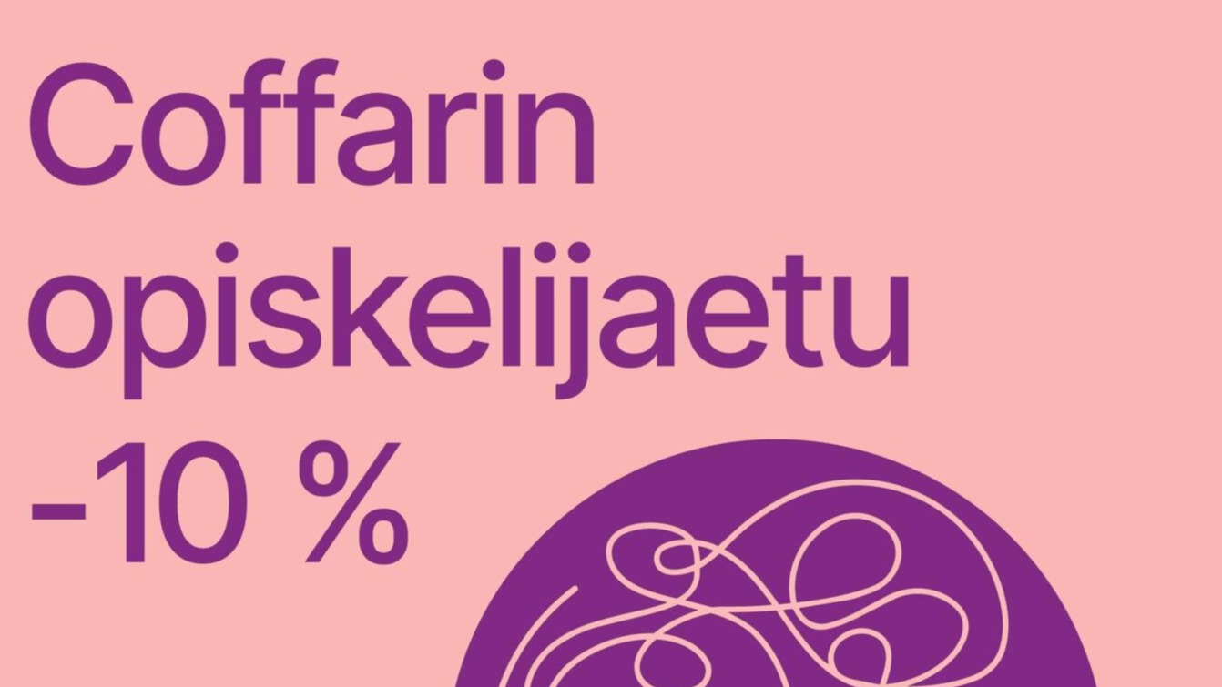 Opiskelijaetu -10% Coffee House