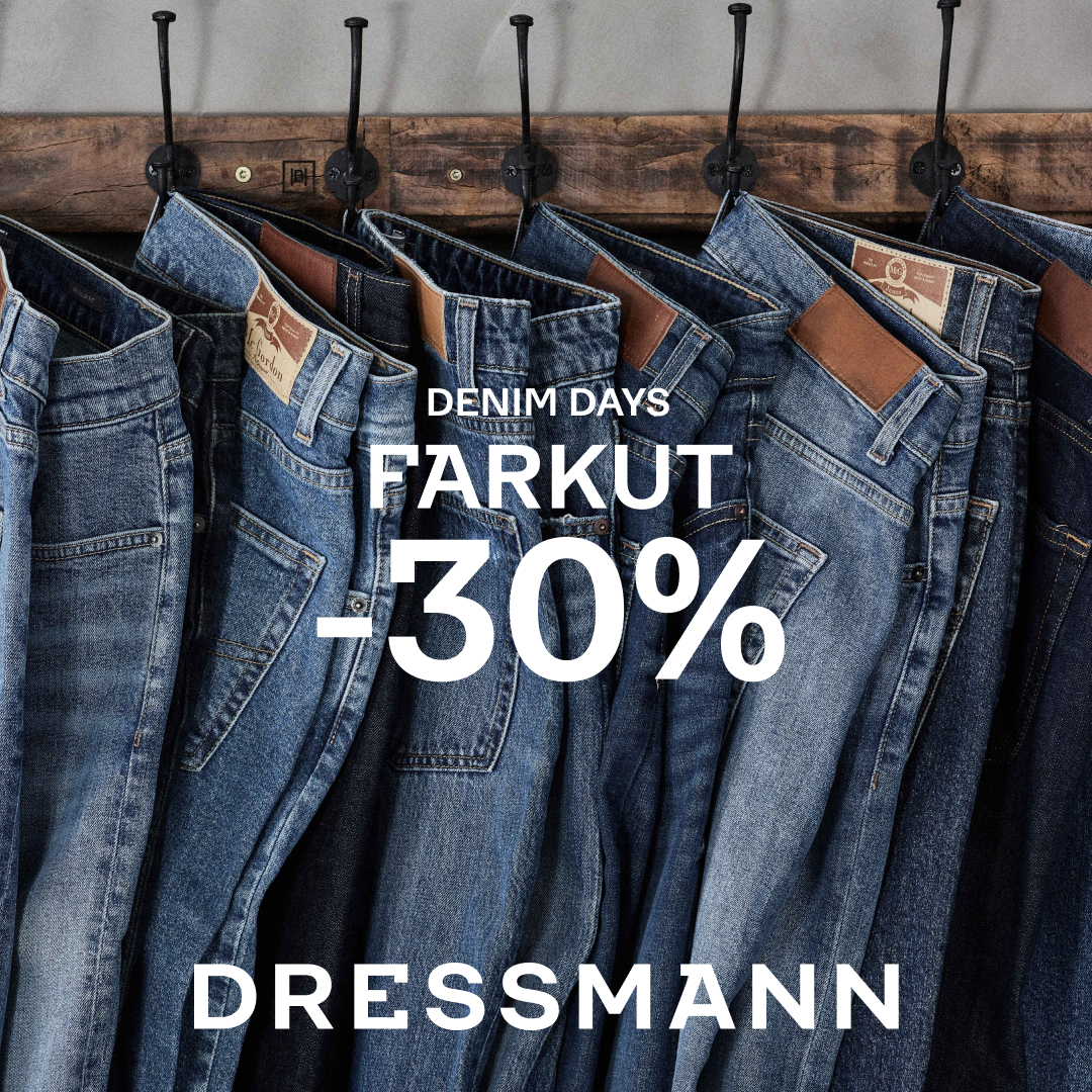 Farkut -30% Dressmann
