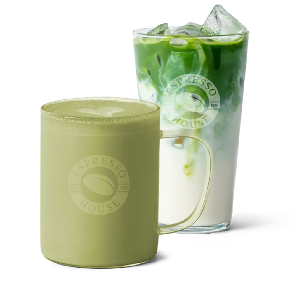 Drink of the month vanilla matcha 3,9e! Espresso House