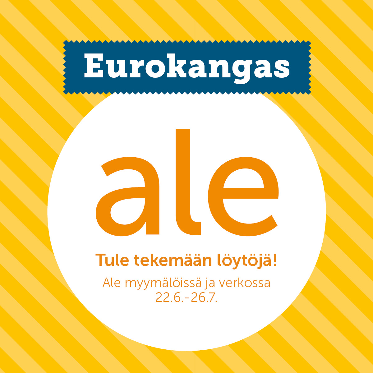 ALE! Kankaita jopa -50% Eurokangas