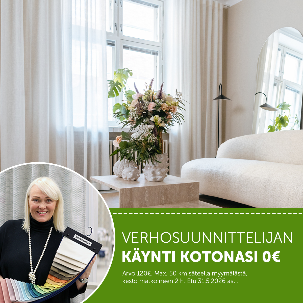Verhosuunnittelukäynti 0€ Eurokangas