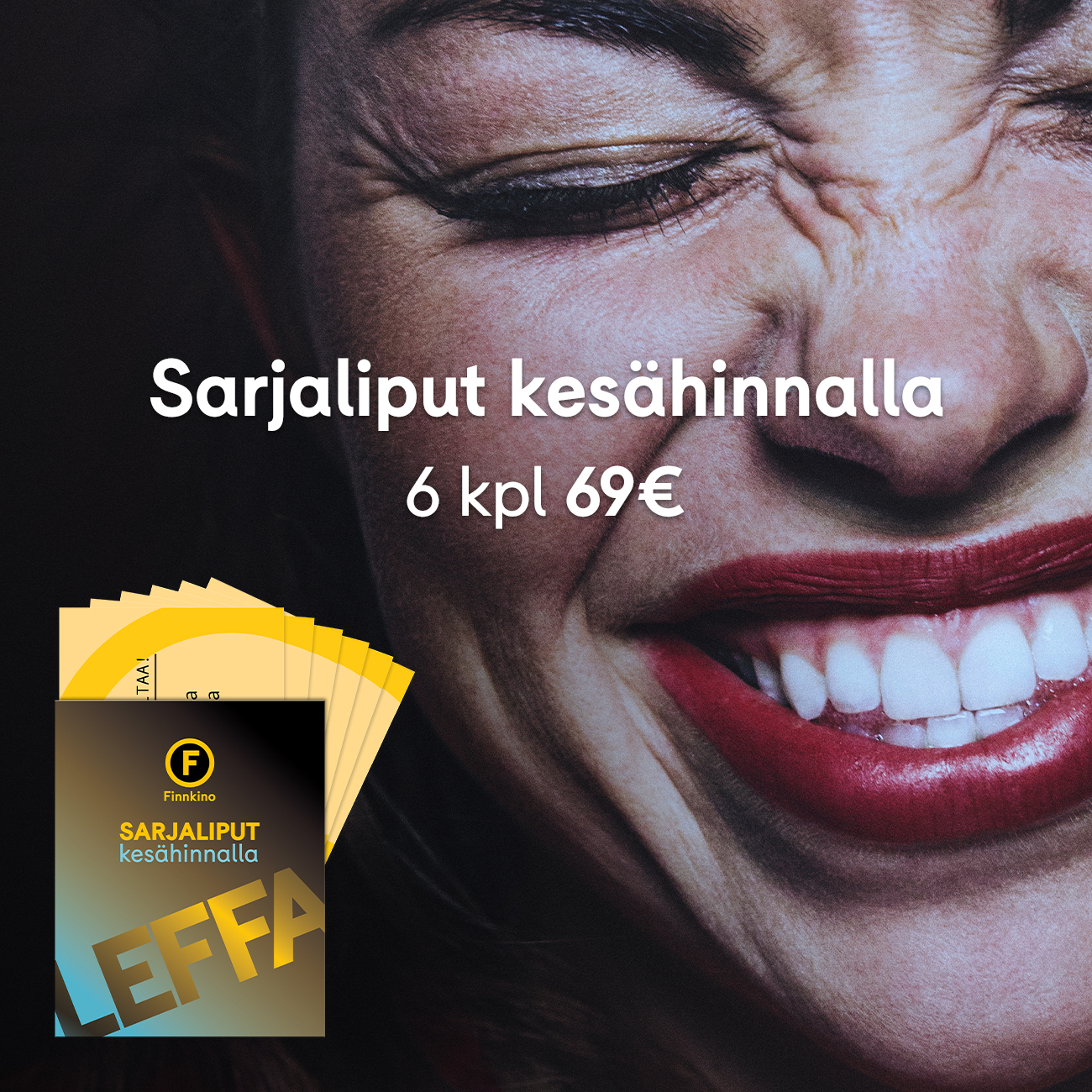 Sarjaliput kesähinnalla! Finnkino Omena