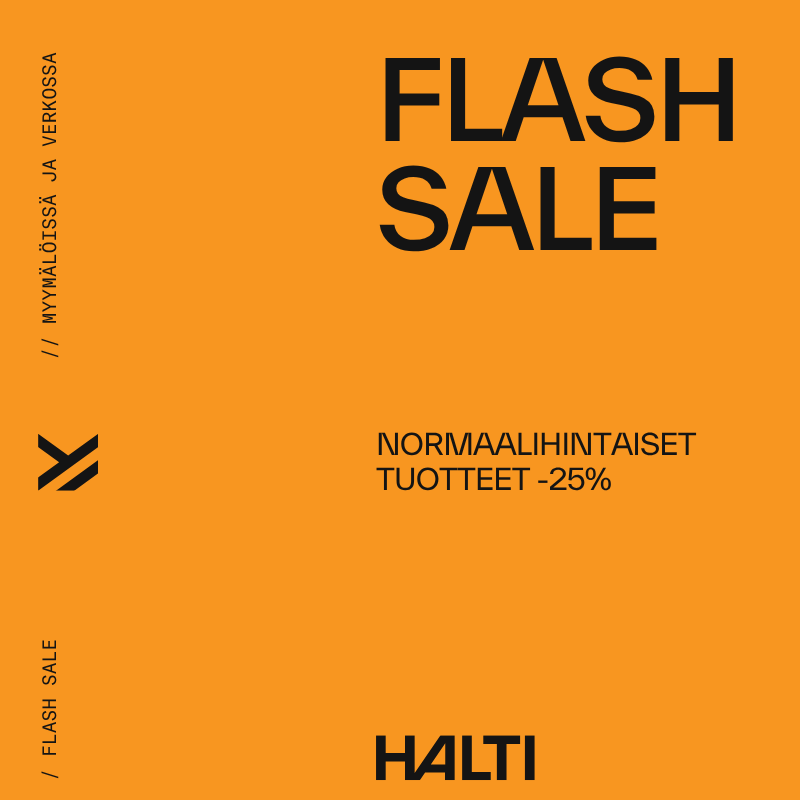 Kaikki normaalihintaiset tuotteet -25% pe 29.5. - la 30.5. Halti