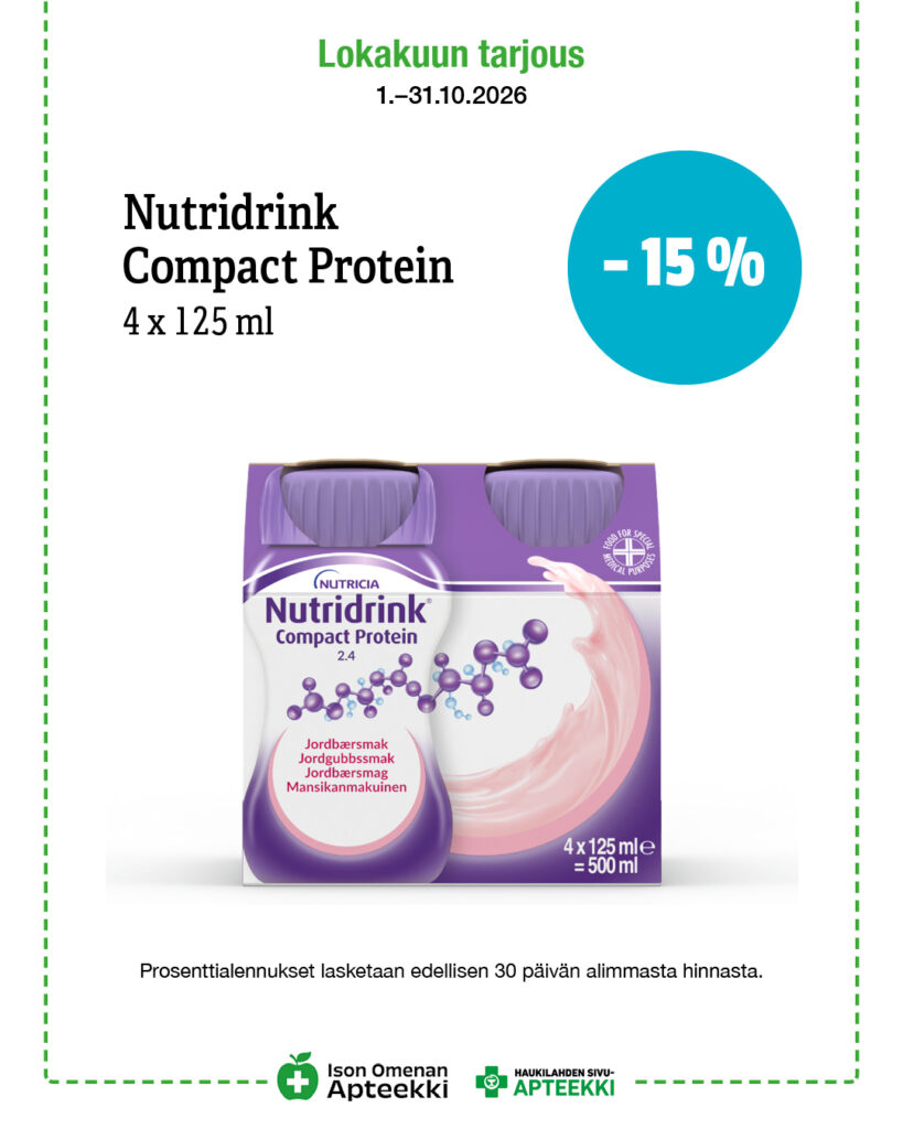 Nutridrink Compact Protein 4x125 ml - 15 % Ison Omenan Apteekki