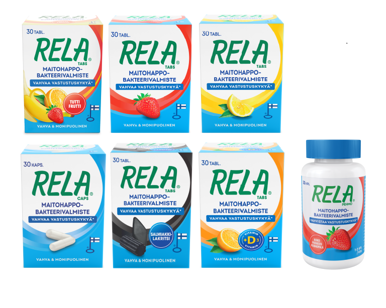 Rela Tabs 30 tabl./kaps. 13,50 € Ison Omenan Apteekki