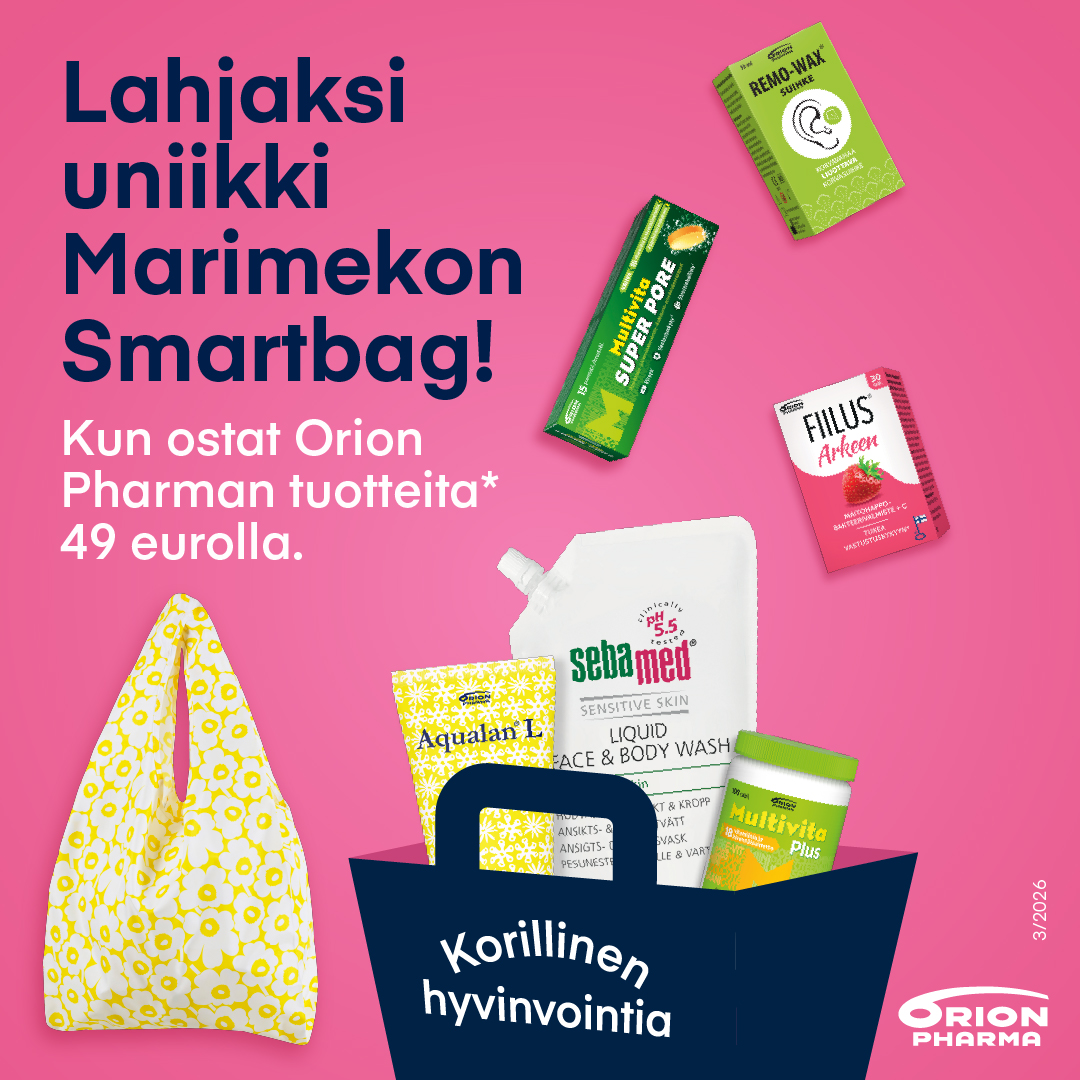 Korillinen hyvinvointia -kampanja Ison Omenan Apteekki