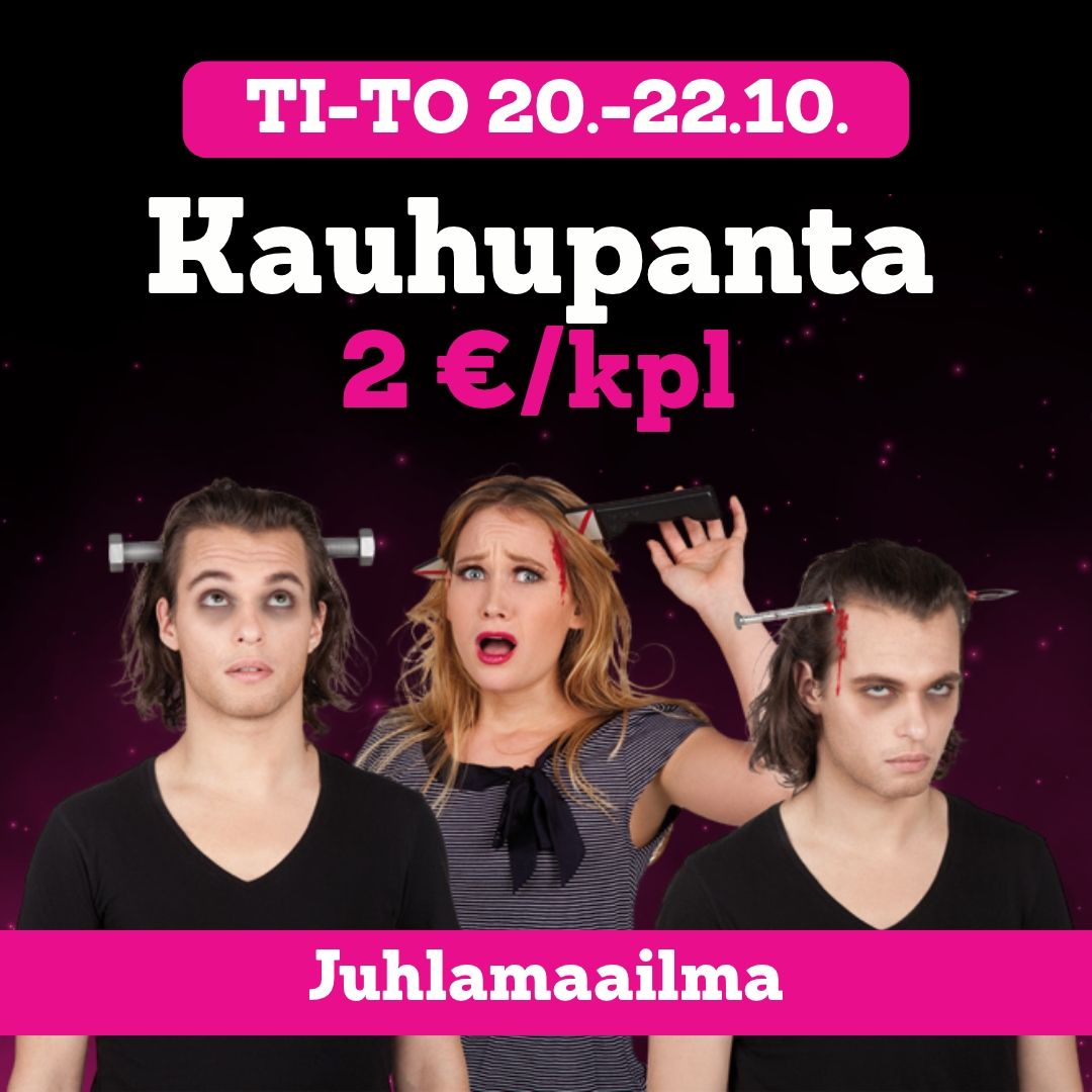Kauhupanta 2 €/kpl Juhlamaailma