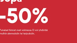 Ale jopa -50% Kappahl
