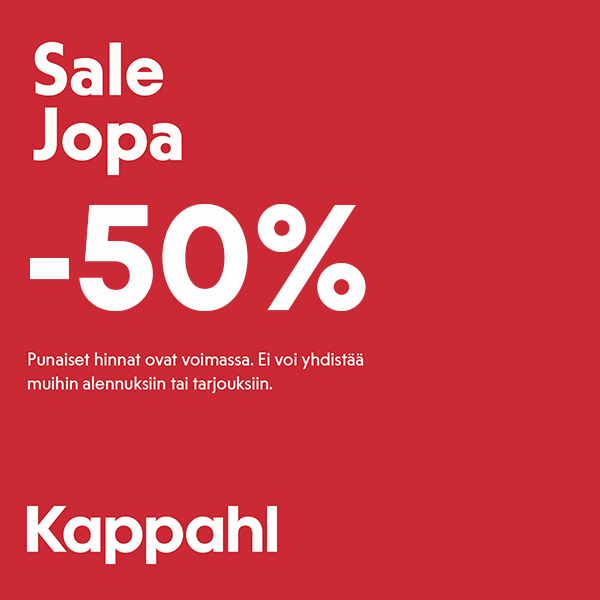 Ale jopa -50% Kappahl