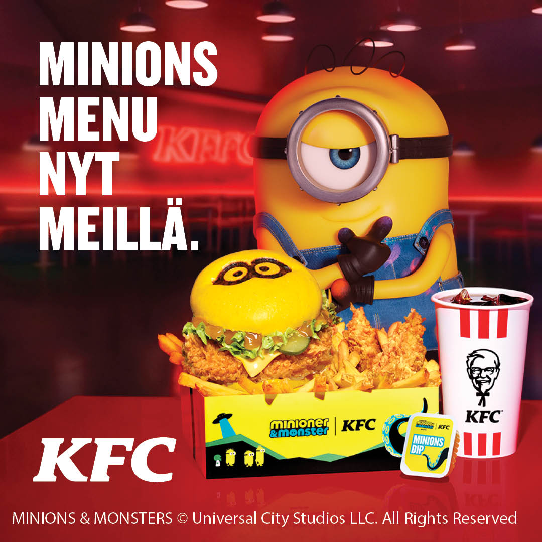 KFC x Minions & Monsters KFC Suomi