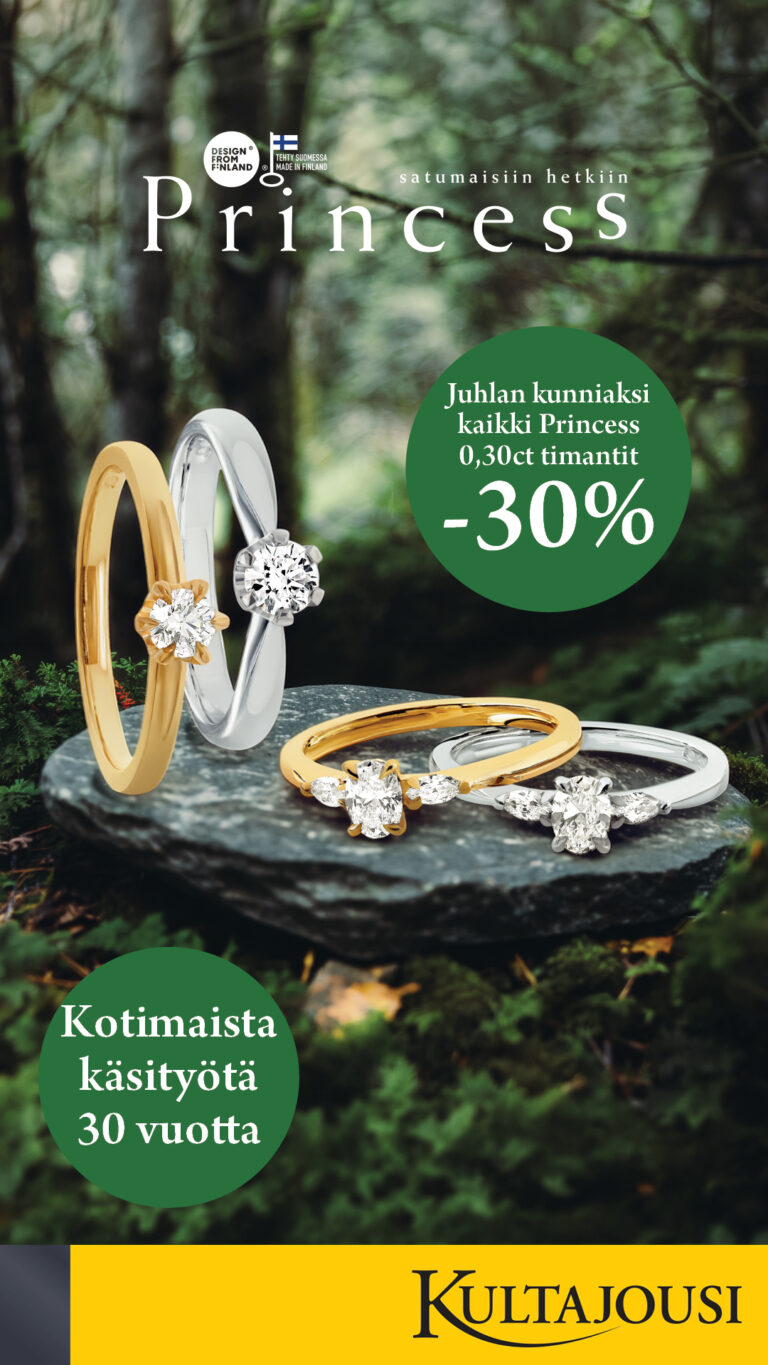 Laadukkaat Princess-timanttikorut💎 Kultajousi