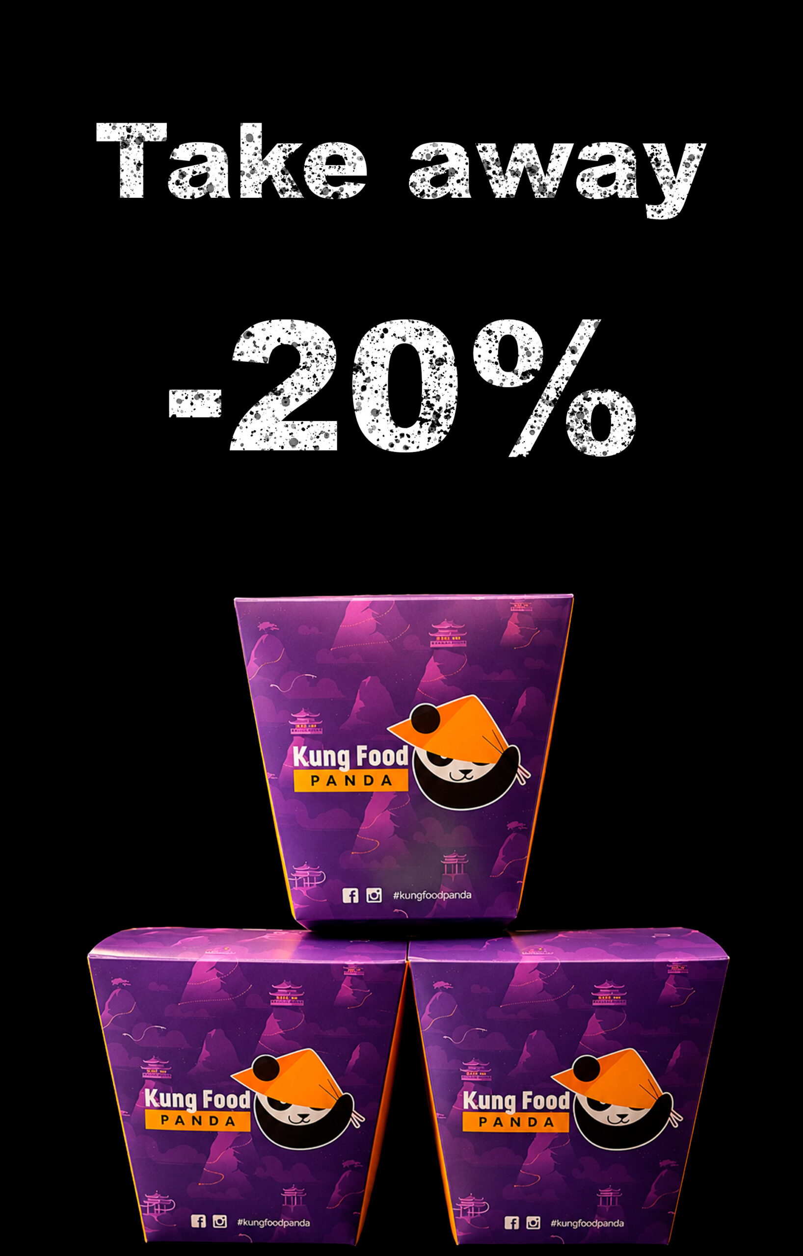 Take away -20% Kung Food Panda Buffet