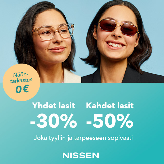 Kahdet lasit -50% Nissen