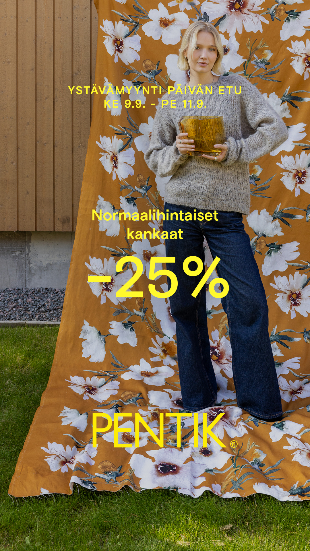Ystävämyynnin päivän etu 9-11.9 Pentik