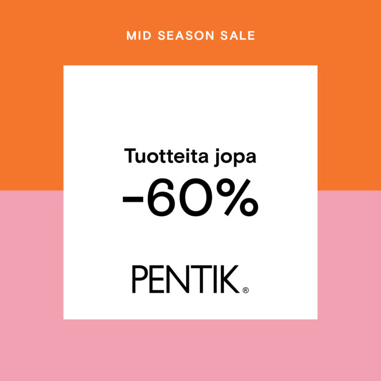 Pentikillä Mid season sale 12-26.10 Pentik