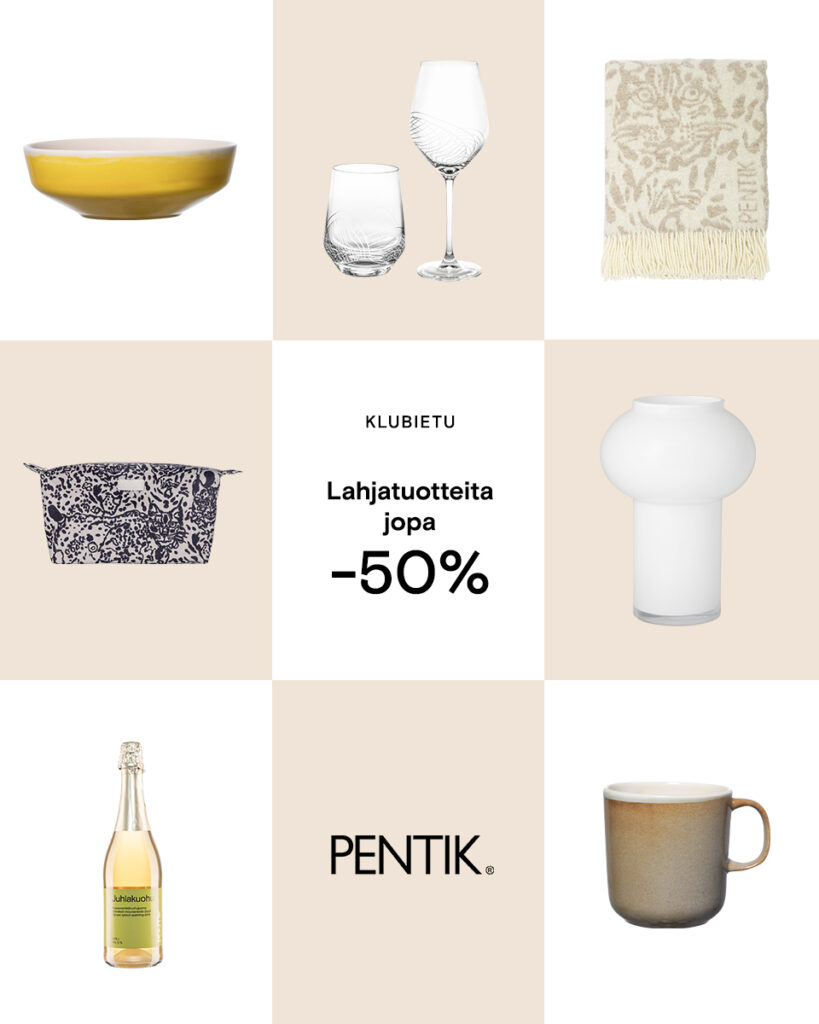 Toukokuun klubitarjous Pentik