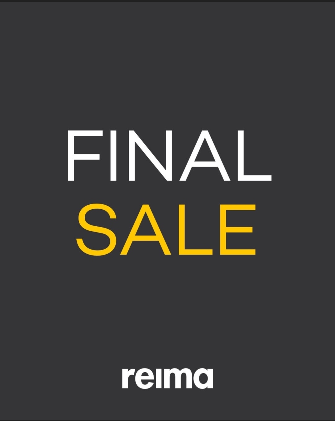 Final Sale Reima