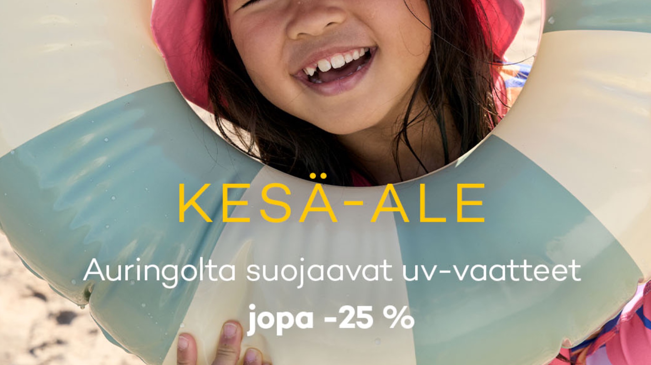 Uv-suojavaatteita ja asusteita -25% Reima