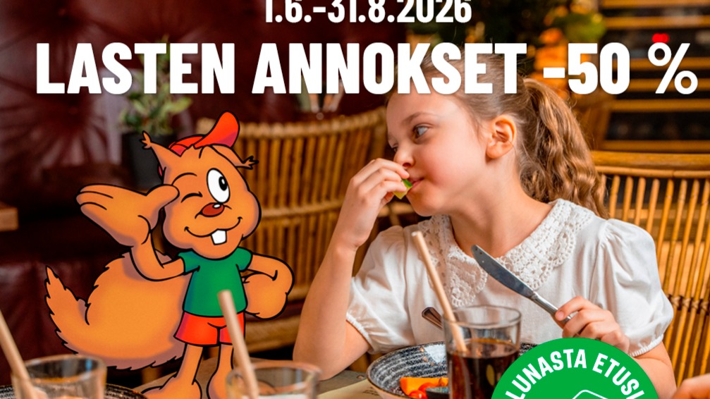 Rosson lastenannokset -50& S-mobiililla Rosso