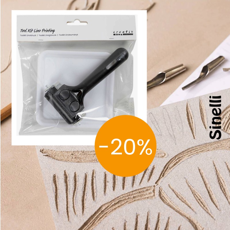 Linolevyt ja tarvikkeet Sinelli Askartelukauppa