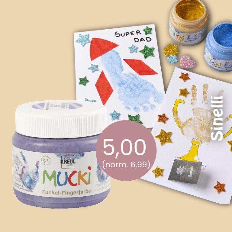 MUCKI -sormivärit Sinelli Askartelukauppa
