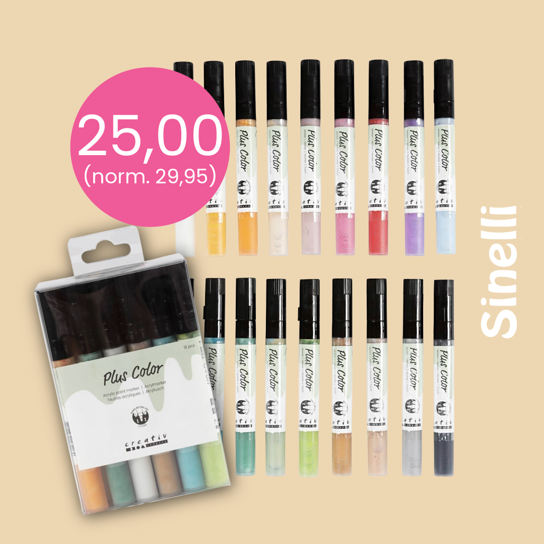 Plus Color tussit Sinelli Askartelukauppa