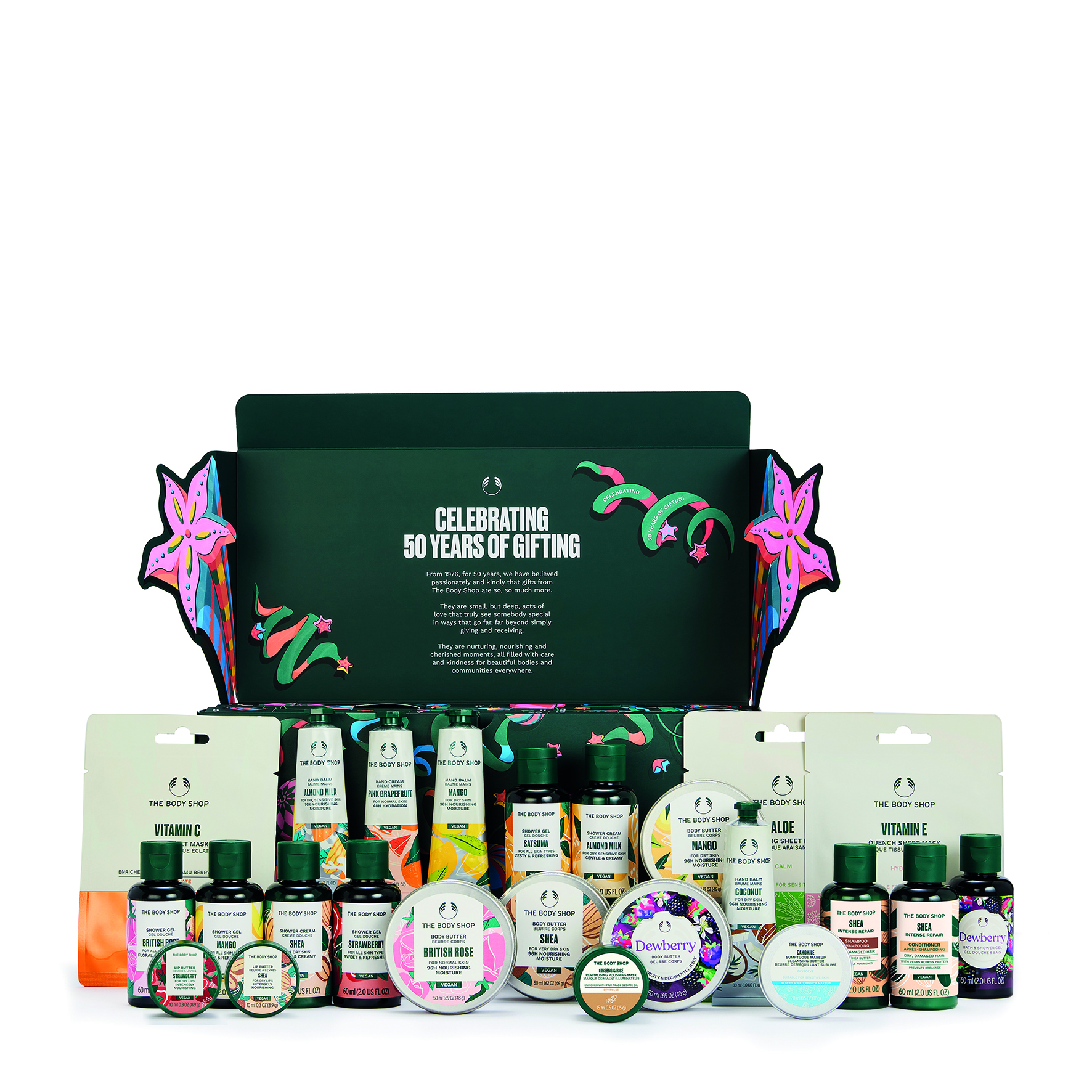 Kanta-asiakkaille joulukalenterit -10% The Body Shop