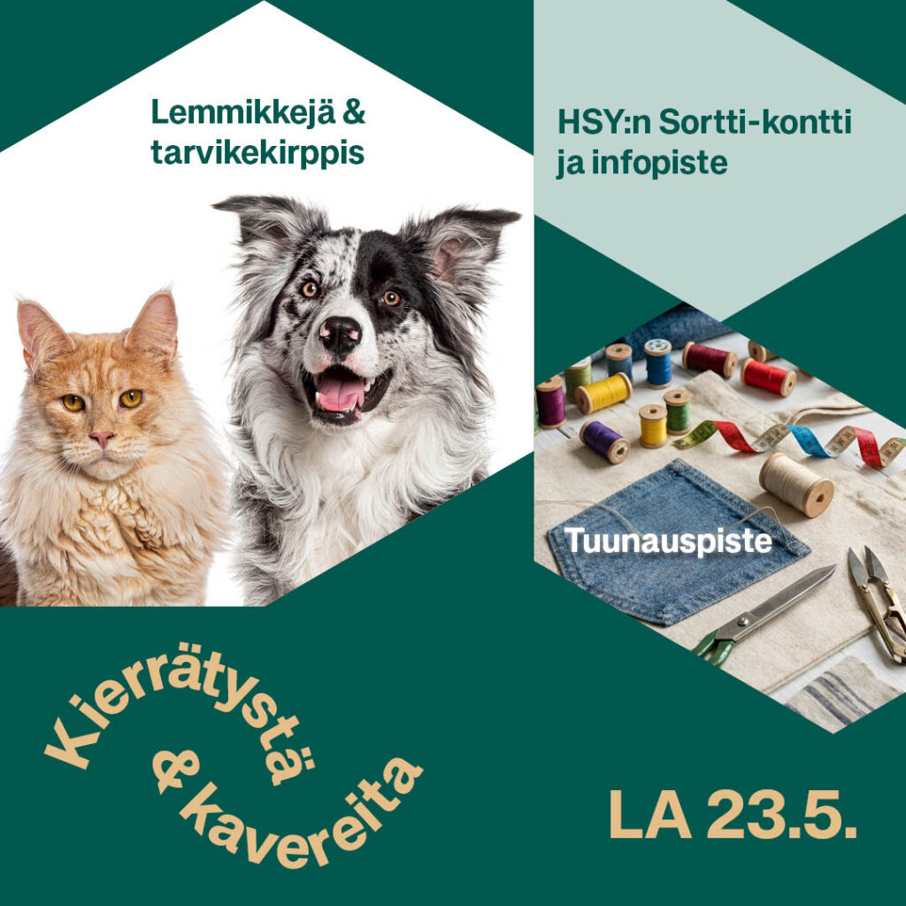 Iso Omena_Kierrätystä ja kavereita